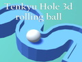 Hra Tenkyu Hole 3d valící se koule 