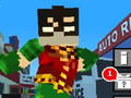 Hra Teen Titans Go Go Minecraft Teenage Runner 3d