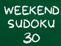 Hra Víkendové sudoku 30 