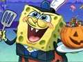 Hra SpongeBob Halloween Puzzle 