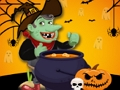 Hra Čarodějnice Word Halloween logická hra 