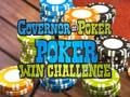 Hra Guvernér pokeru pokeru Win Challenge