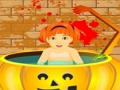 Hra Malé dítě Halloween koupání 
