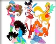 Hra Zbarvení klubu Winx 