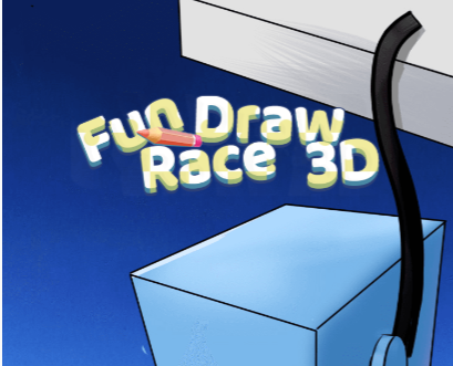 Hra Zábavný závod kreslení 3D 