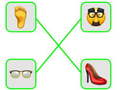 Hra Emoji zápasová puzzle