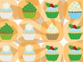 Hra Vánoční Cupcake Match3 
