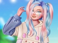 Hra Můj zimní Kawaii Look 
