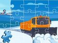 Hra Zimní kamiony Jigsaw 