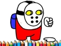 Hra Space Dude omalovánky 