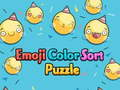 Hra Puzzle s řazením barev Emoji 