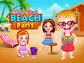 Hra Baby Hazel Beach Party