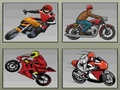 Hra Paměť závodních motocyklů 