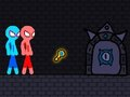 Hra Červené a modré lano Stickman 