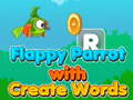 Hra Flappy papoušek s vytvořit slova 