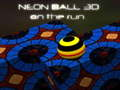 Hra Neon Ball 3d na útěku 