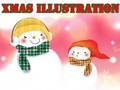 Hra Vánoční Ilustrace 