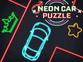 Hra Neonové auto puzzle 