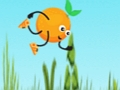 Hra Pan. Oranžový Flappy skok 