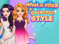Hra Jaký je váš styl princezny 