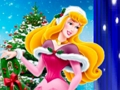 Hra Princezna Aurora Vánoční svetr zdobit 