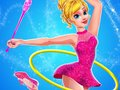 Hra Gymnastické SuperStar Girls Dress Up 