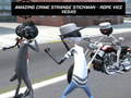 Hra Úžasný zločin Strange Stickman Rope Vice Vegas 