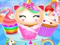Hra Unicorn Mermaid Cupcake vaření design 
