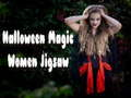 Hra Halloween magické ženy skládačka 