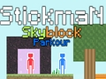 Hra Stickman SkyBlock Parkour