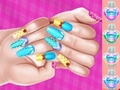 Hra Elsa Princess Theme Nail Art DIY