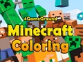 Hra Minecraft omalovánky 