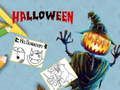 Hra Halloween omalovánky 