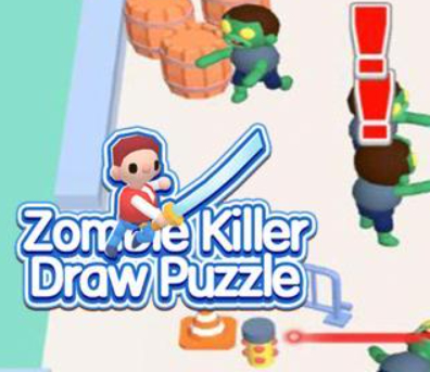 Hra Zombie zabiják losování puzzle