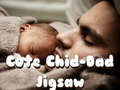 Hra Roztomilé dítě-táta Jigsaw 