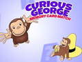 Hra Zvědavý George Memory Card Match 