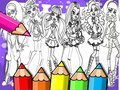 Hra Omalovánky Monster High 