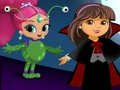 Hra Nick jr. Halloweenský průvod oblékání 