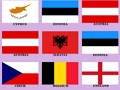 Hra Trénink paměti. Evropské vlajky 