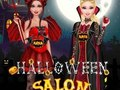 Hra Halloweenský salon 