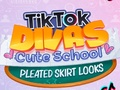 Hra Roztomilá školní skládaná sukně TikTok Divas vypadá 