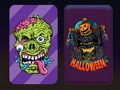 Hra Paměť halloweenských monster 