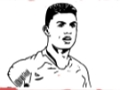 Hra Ronaldo omalovánky 