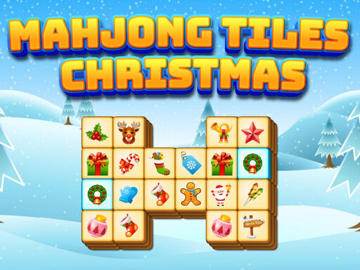 Hra Mahjong dlaždice Vánoce 