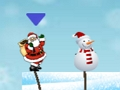 Hra Santa Snowman skok 