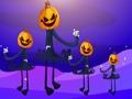 Hra Halloween dýně lesní útěk 