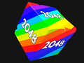 Hra Kostky 2048 3D s čísly 