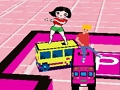 Hra Valentýnský školní autobus 3D parkování 