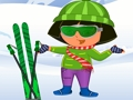 Hra Dora Ski Dres up 