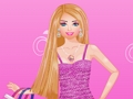 Hra Barbie nákupní šaty 